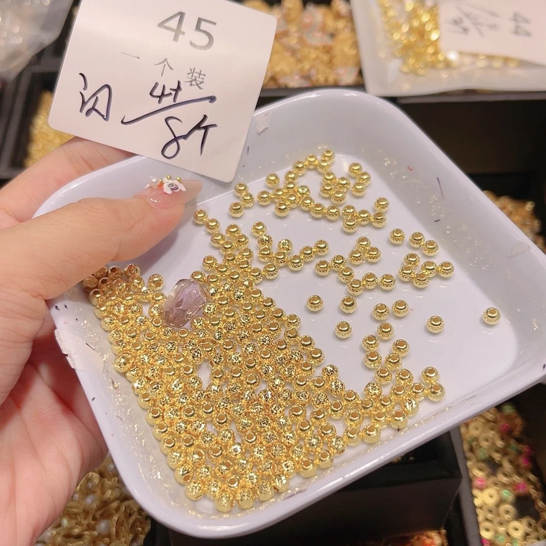 紫晶珠宝半成品银S925镀金镶嵌45