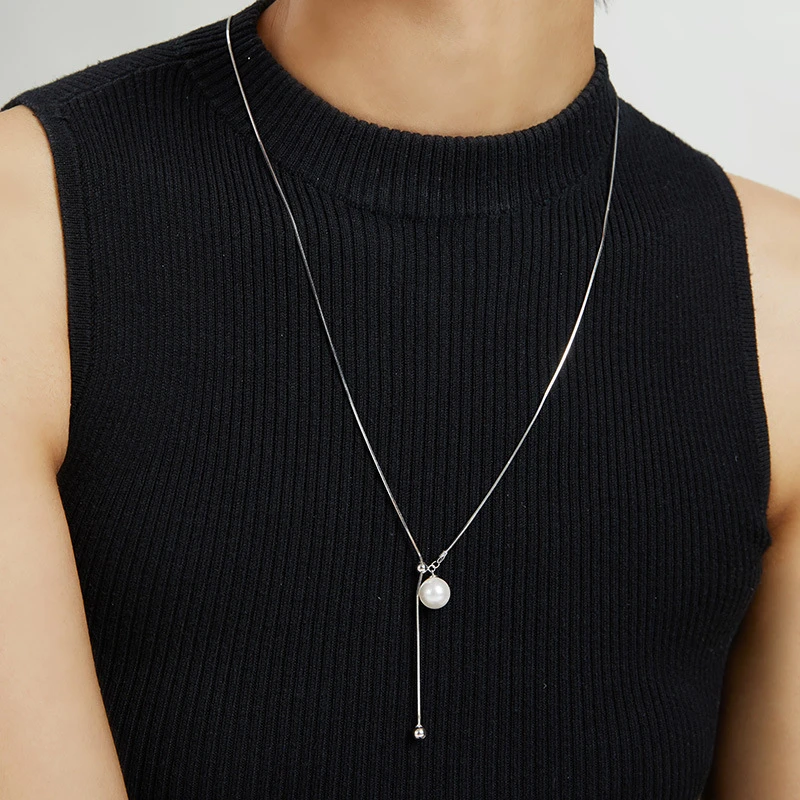 合金项链 项链锁骨链意大利蛇骨链轻奢in小众女百搭高级感配饰