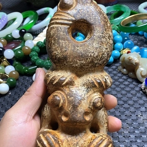 瓷片瓷器紫砂壶摆件