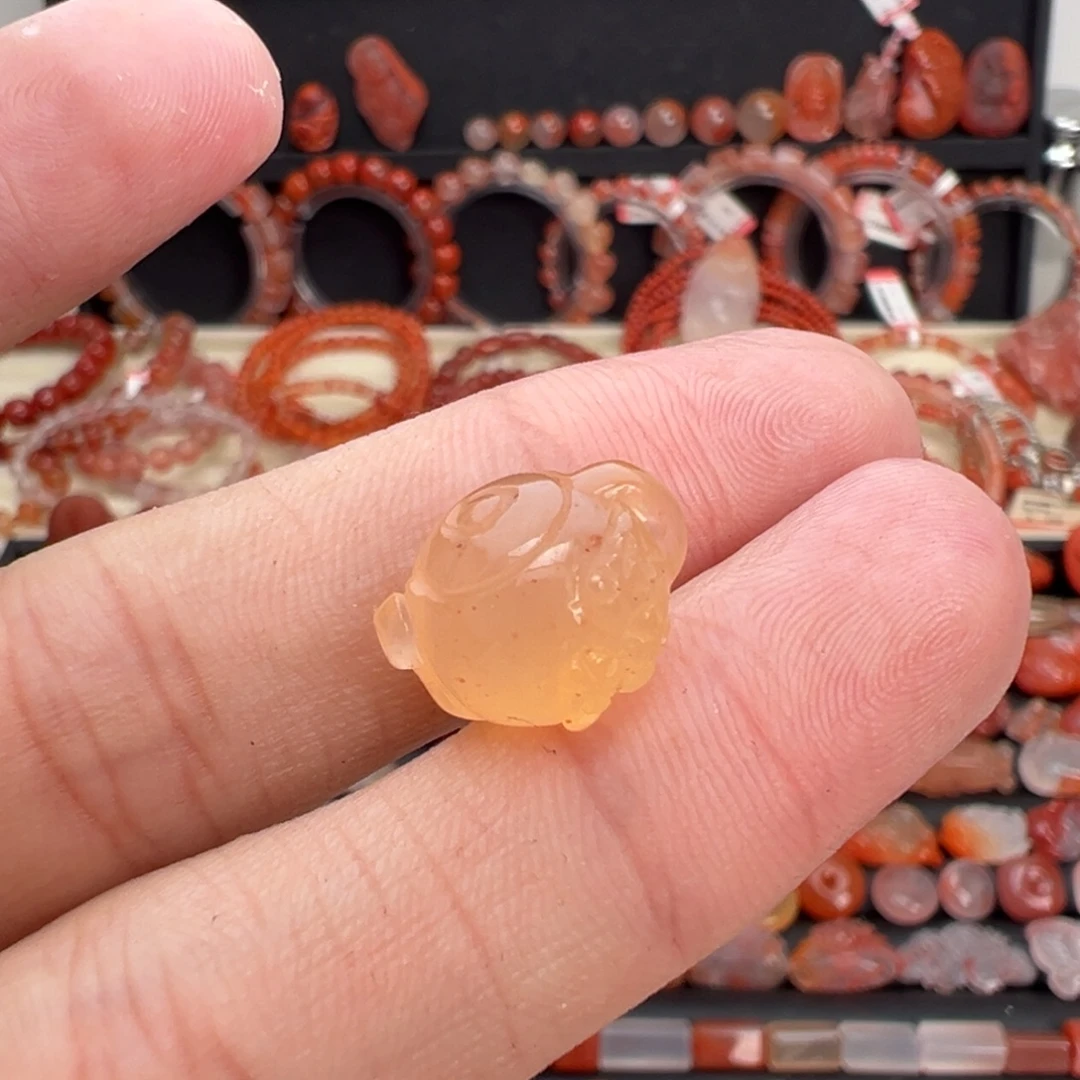 南红玛瑙未镶嵌颈饰把把壶