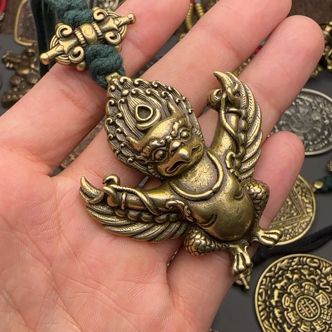 老铜大鹏鸟吊坠喜欢的来