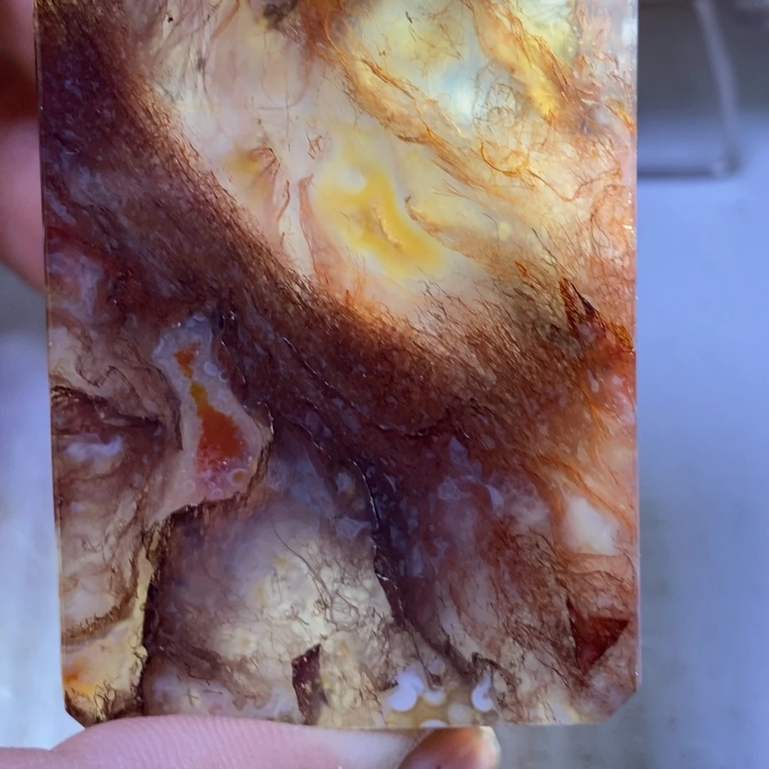 玛瑙/玉髓吊坠(赠链)未镶嵌老**o