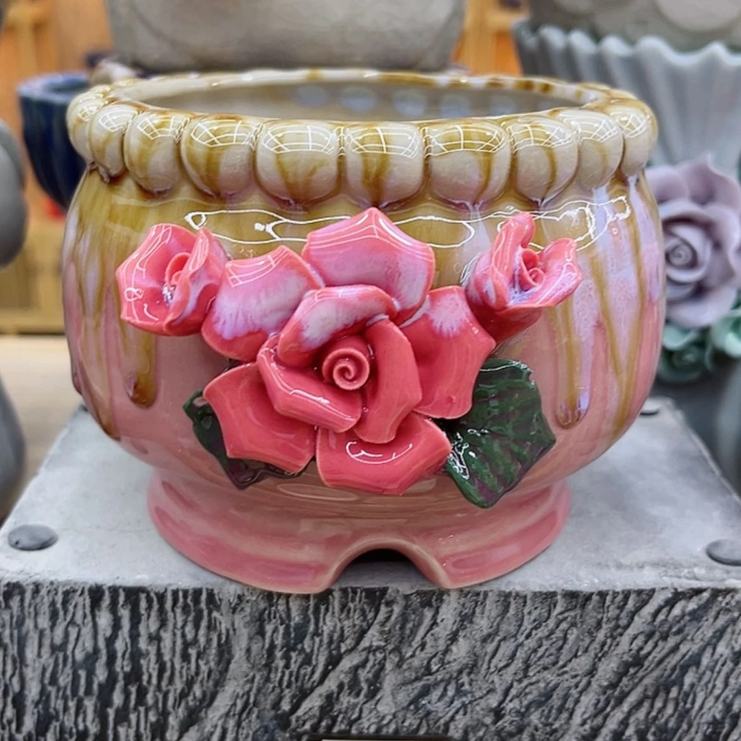 【闪购商品】陶瓷花盆