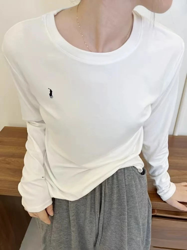 凯特丝蓓1282#秋冬女士套头卫衣圆领刺绣上衣