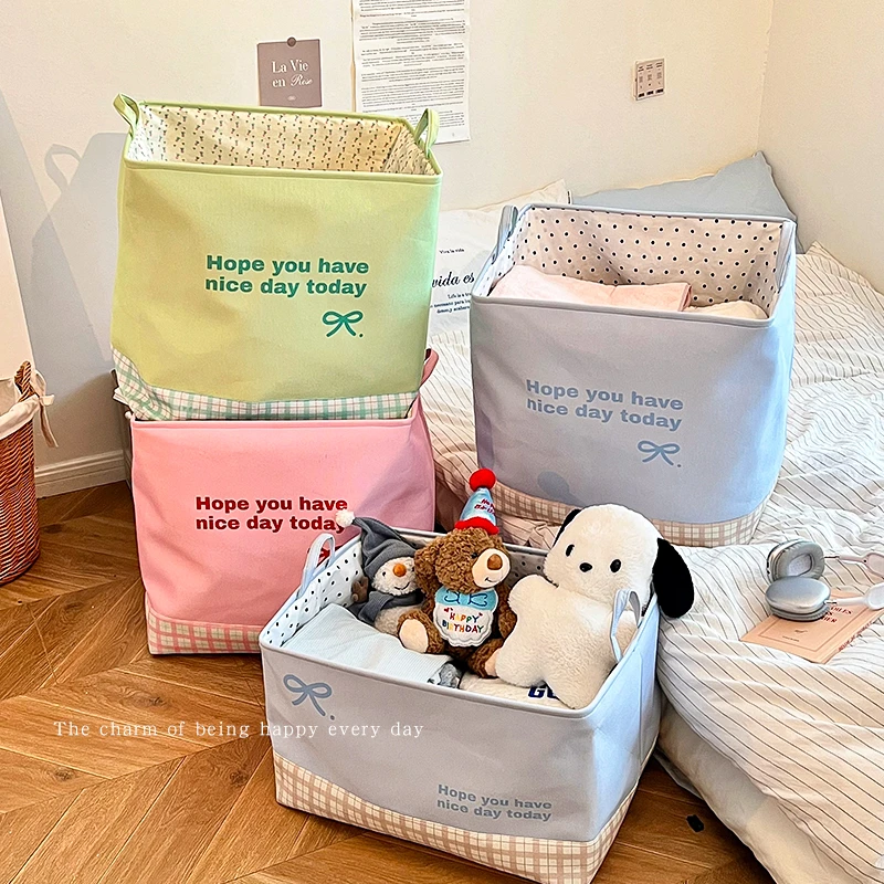 脏衣篮衣服收纳盒放衣柜收纳箱家用折叠整理盒分层儿童玩具收纳筐