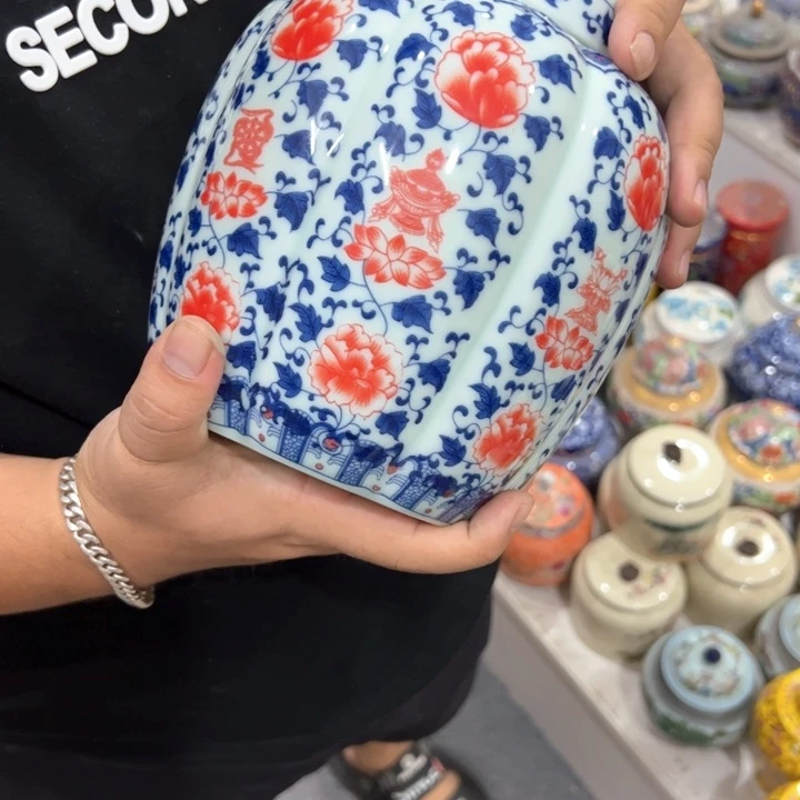 瑕疵福利品陶瓷茶叶罐介意勿拍