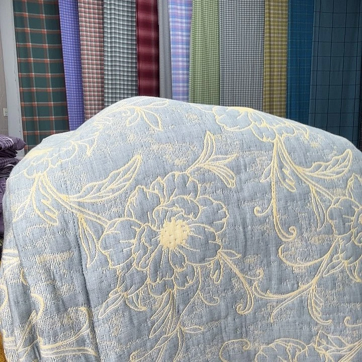 棉辉煌牡丹枕套多层沙