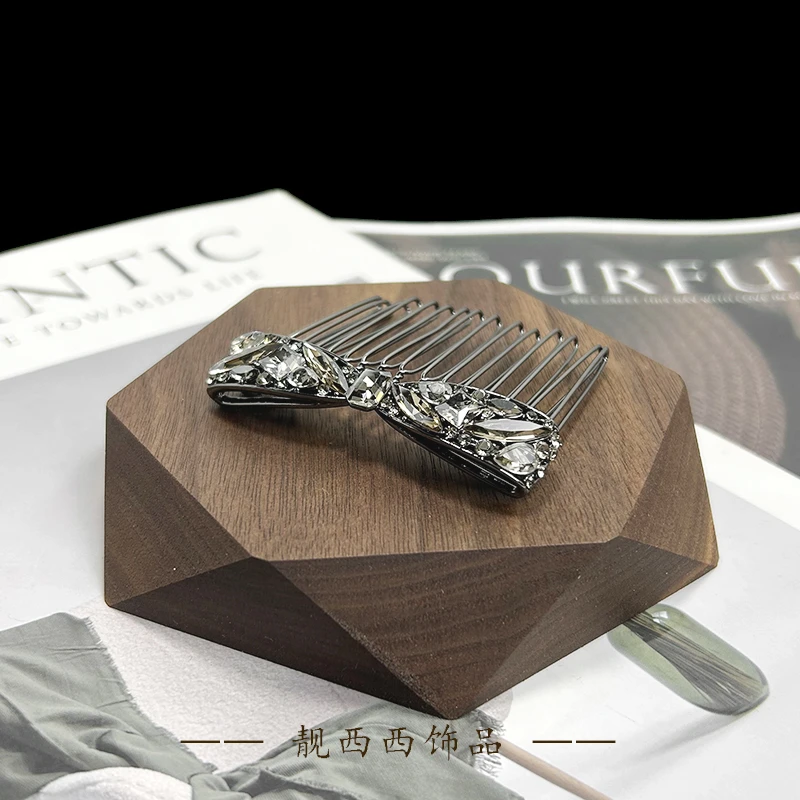 【LXX靓西西】043插梳6.5厘米气质优雅碎发夹