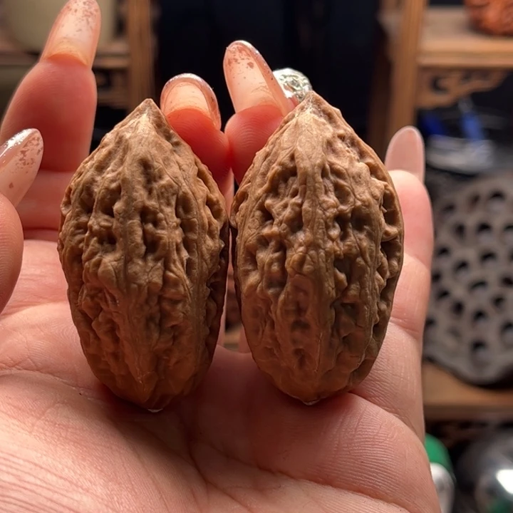 文玩核桃把件楸大胖84