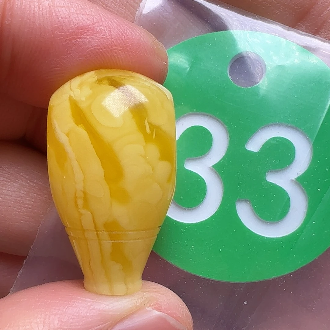 蜜蜡未镶嵌珠宝奇石14.3m m