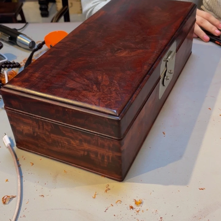 檀香紫檀（小叶紫檀）全独板大文玩盒