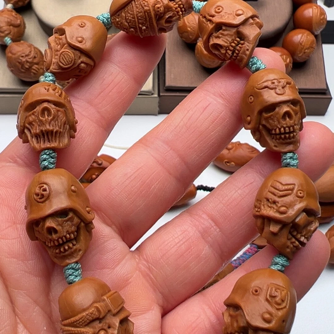 手串/手链橄榄核二战骷髅