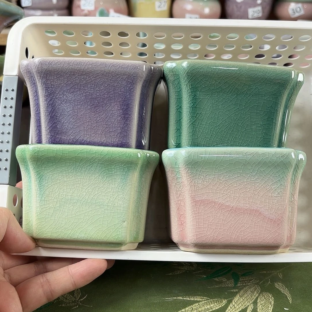 陶瓷量货/口8-10高深浅搭配发6个