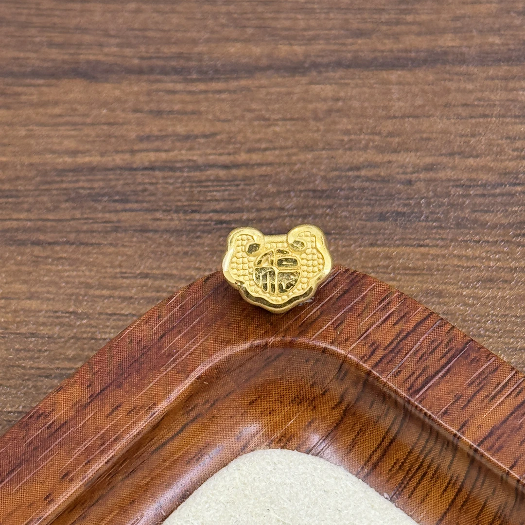 水贝黄金足金999祥云有福锁包DP2267