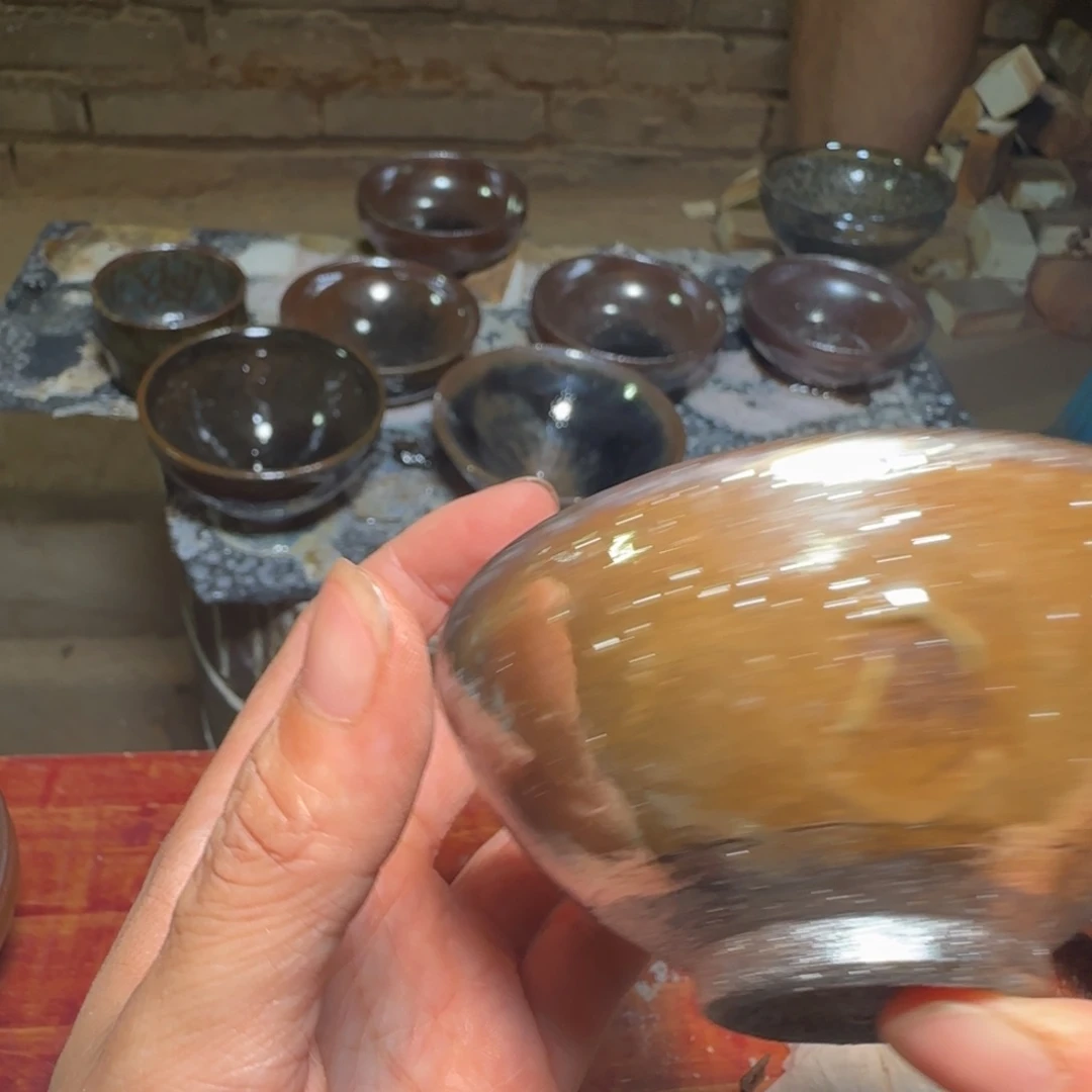 正***堂柴烧建盏茶盏茶杯537