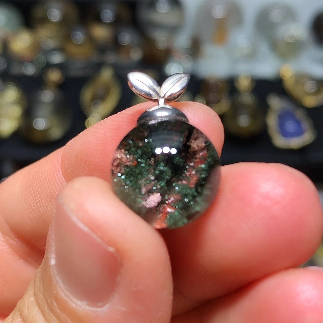 银S925镶嵌水晶珠宝半成品定制款