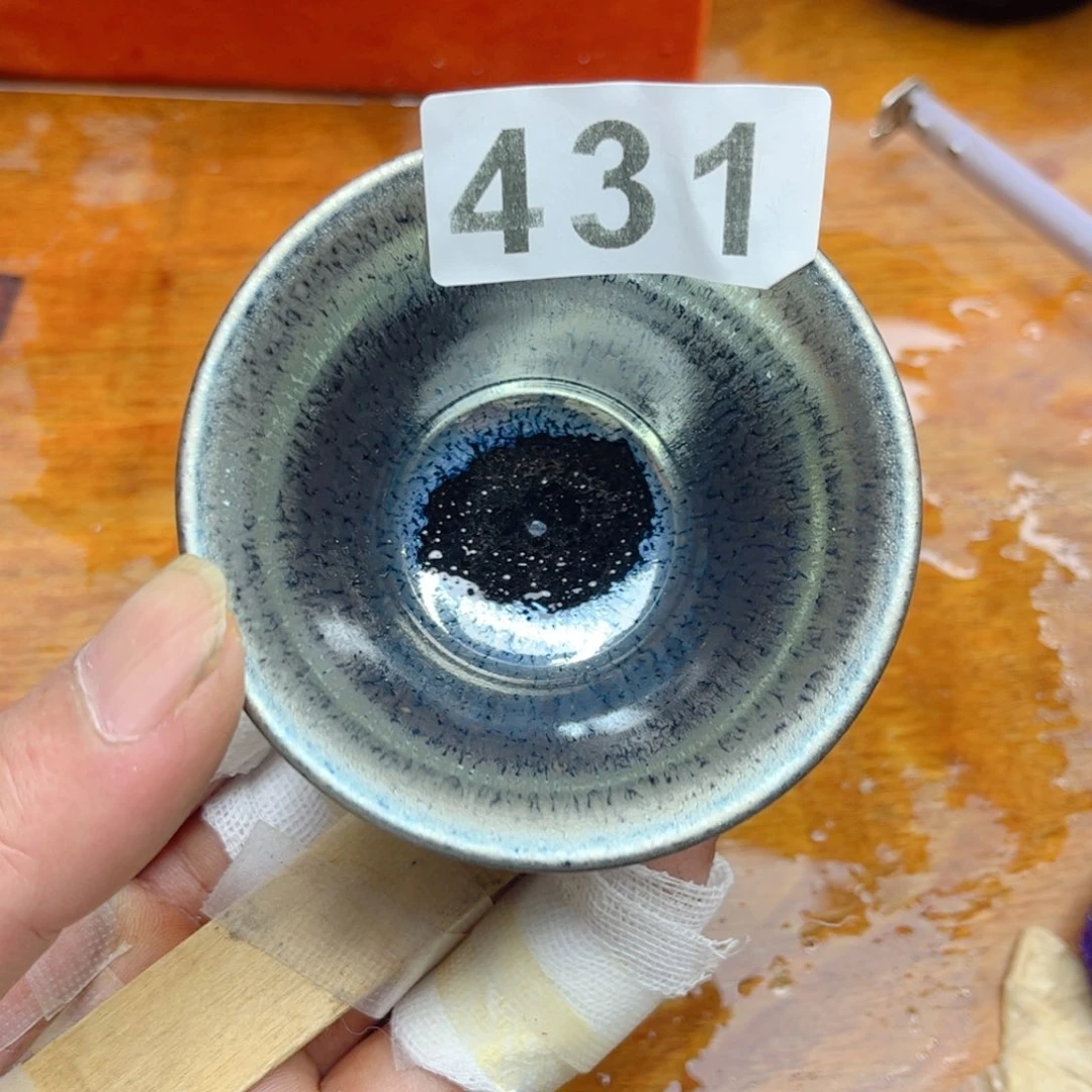 建盏柴烧茶盏建盏直播茶盏