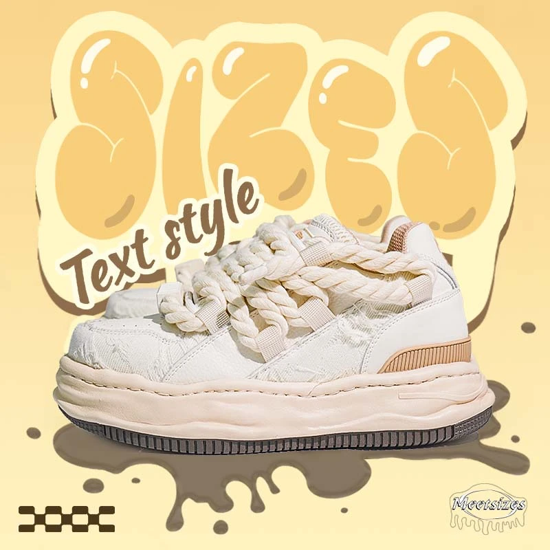 Meetsizes【星芒织梦】7CM隐形内增高时尚女厚底轻四季ins便情侣鞋