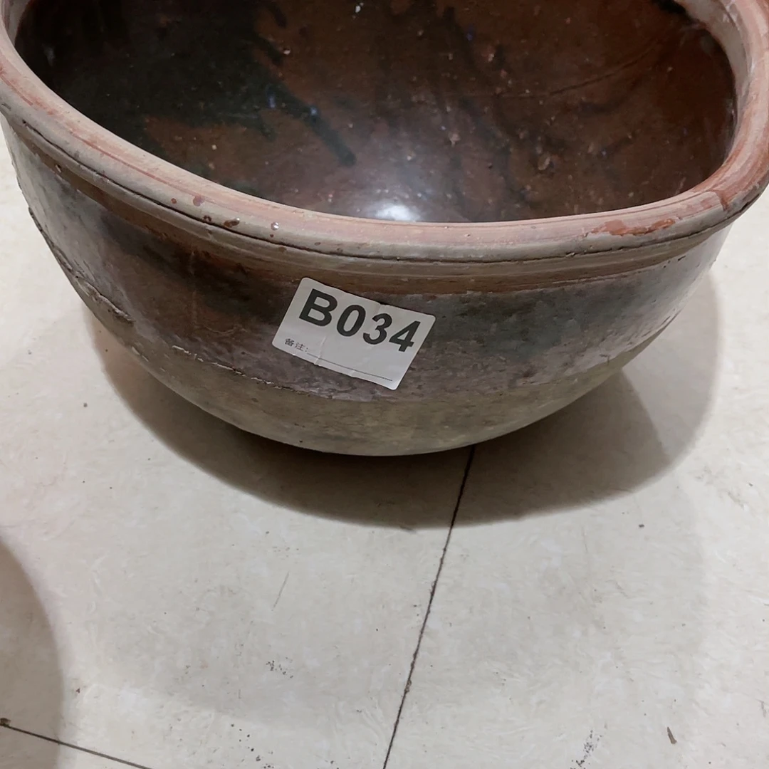 胡**贝翔宇老物件老陶罐b034