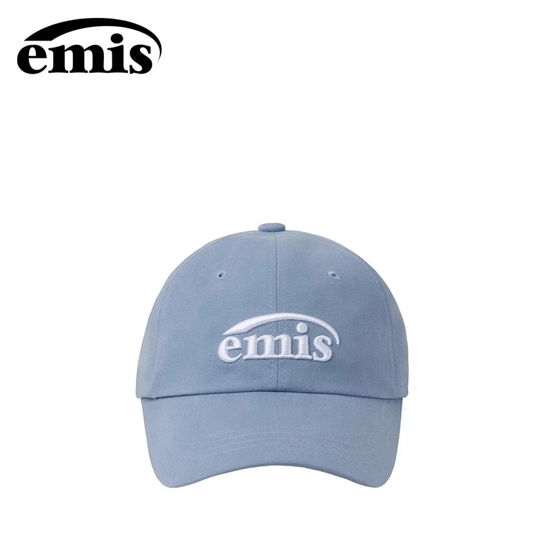 emis棒球帽新标经典素颜帽大帽檐显脸小软顶休闲帽子情侣款鸭舌帽