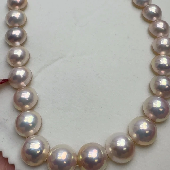 拼合珍珠（马贝珠）颈饰未镶嵌满****?