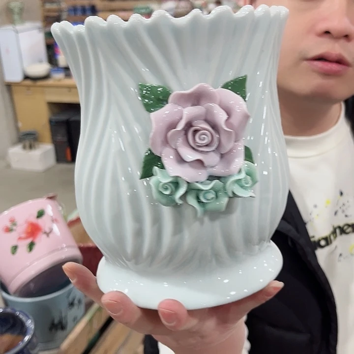 陶瓷陶瓷多肉植物花盆