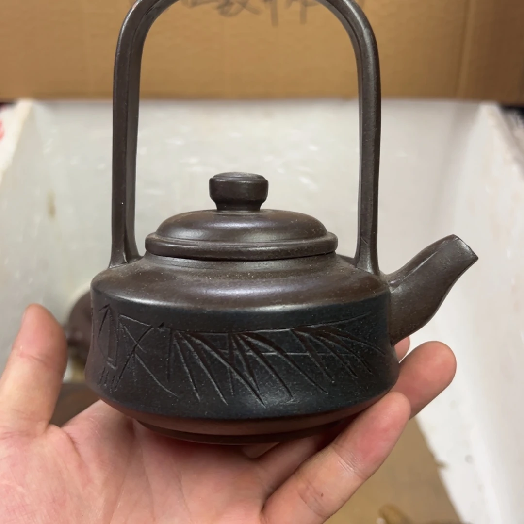 茶壶紫砂宜兴原矿紫砂壶260毫升容量