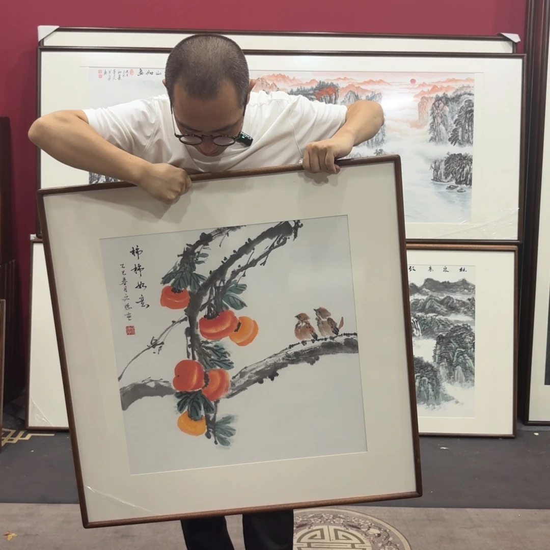 国画带框80/80尺寸