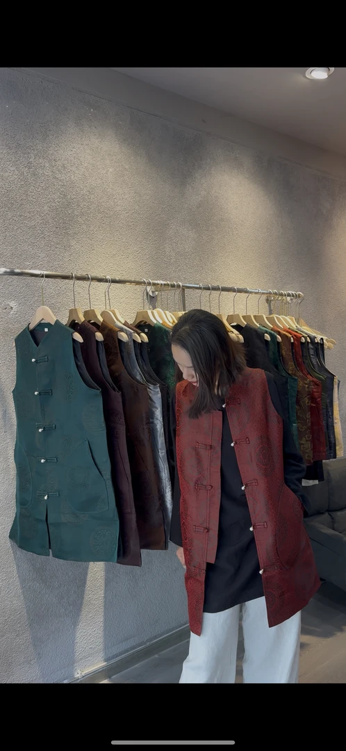 夏季新款 莫本马甲中长款 简约百搭款