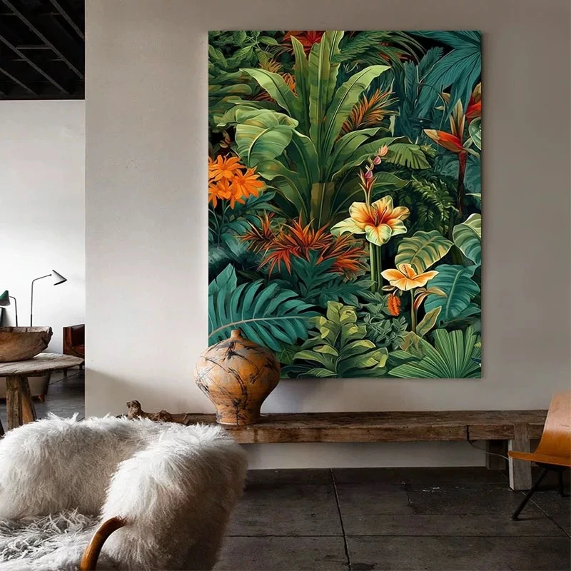 现代简约风大气复古高级感客厅挂画奶油法式风格客厅背景墙挂画