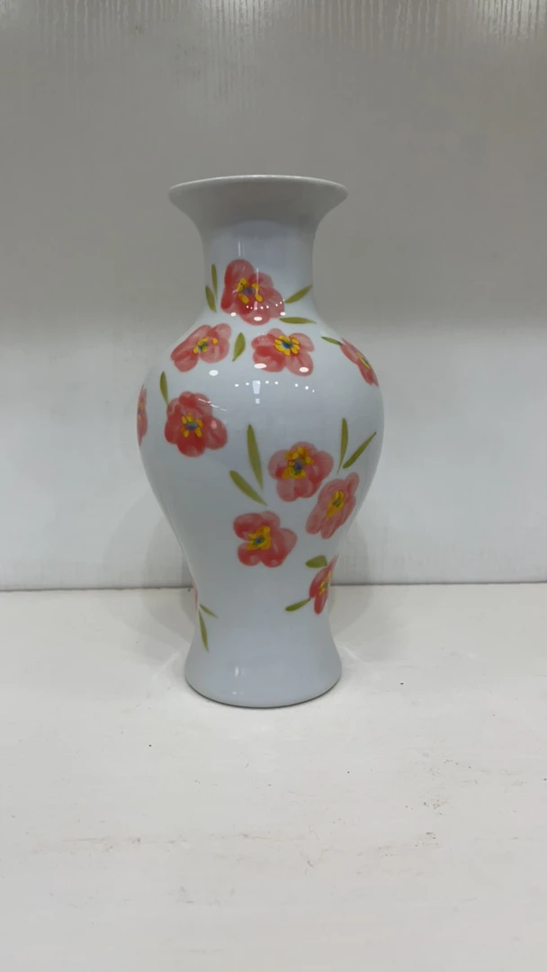 景德镇高温陶瓷摆件花瓶  手绘花瓶