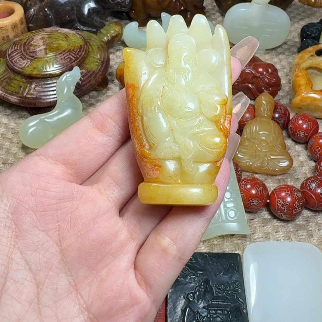 白玉菩提吊坠挂件