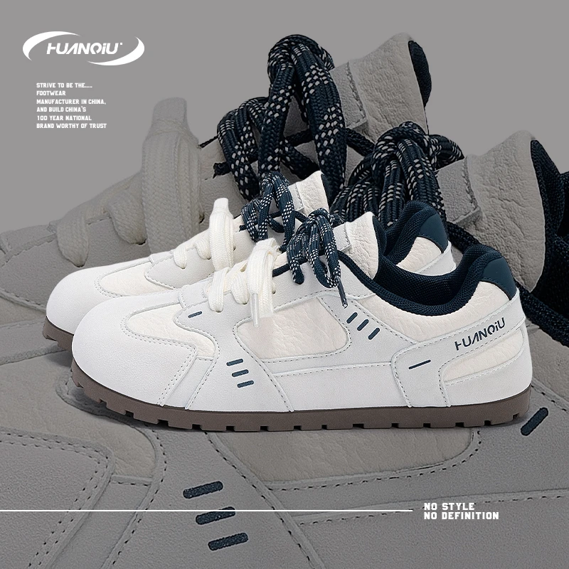 HUANQIU/环球简约轻便潮流舒适板鞋2025秋季新款小众休闲百搭女鞋