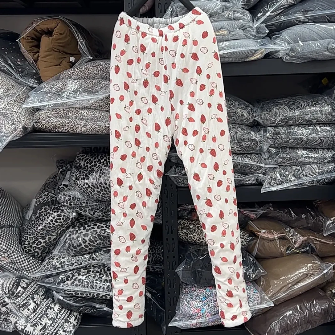 特价款   女士棉花棉裤 加厚保暖弹力修身