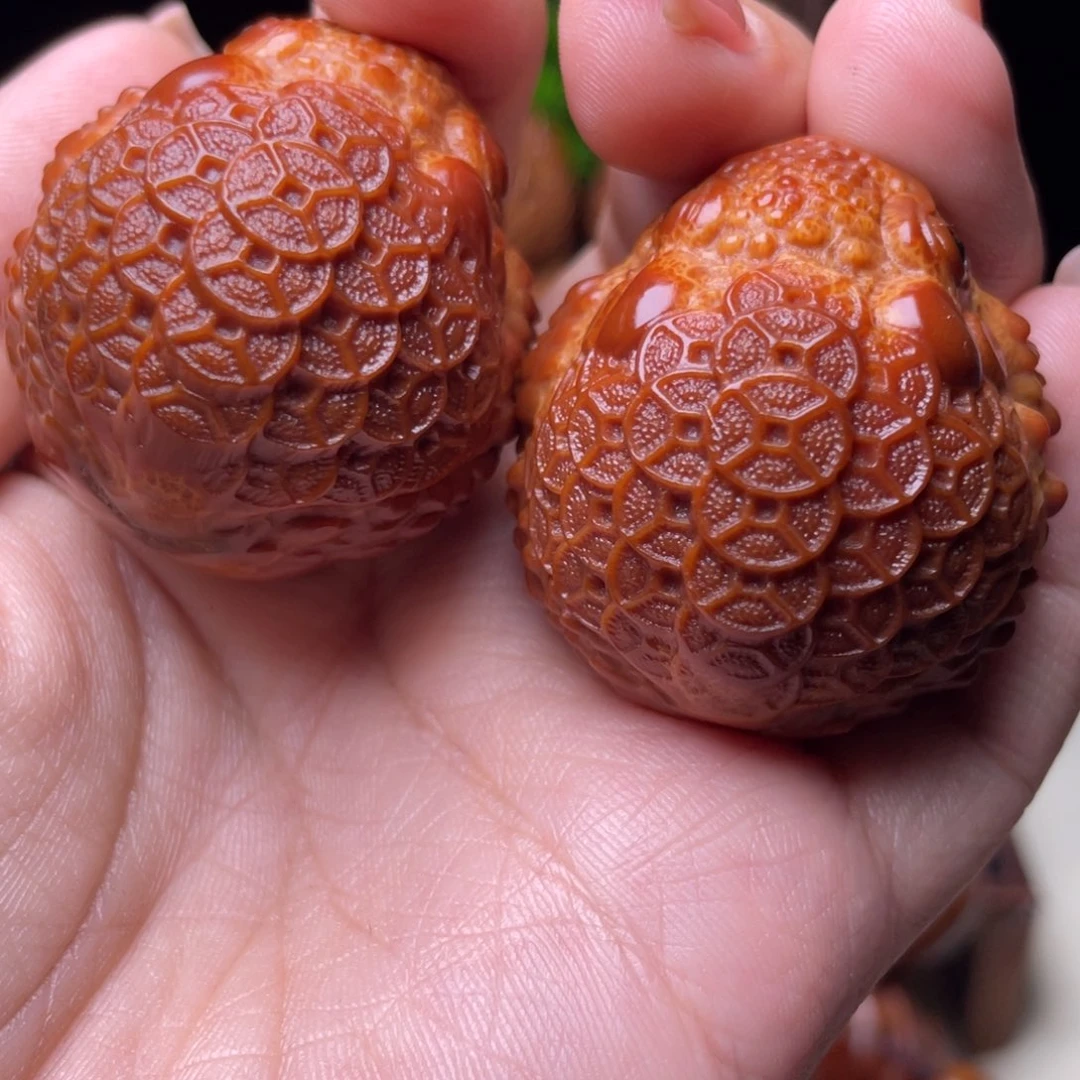 吊坠橄榄核洞*哥金币金蟾手球3.67