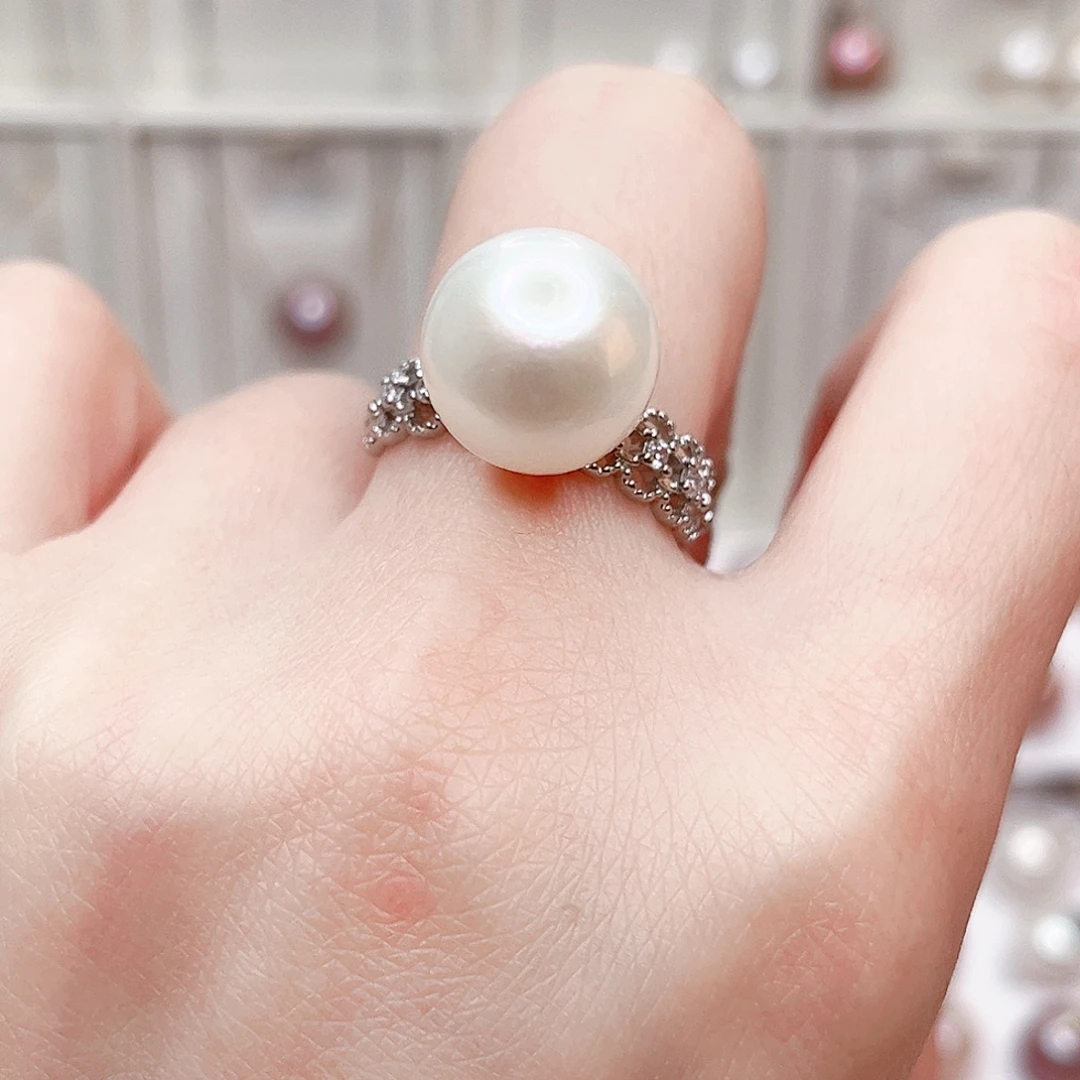 合金淡水珍珠吊坠(赠链)