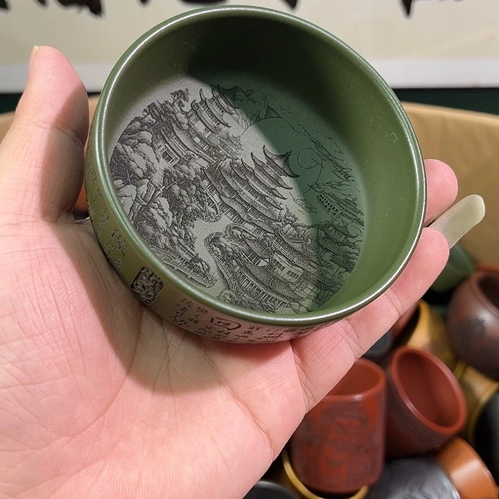 茶杯紫砂全手工紫砂主人杯