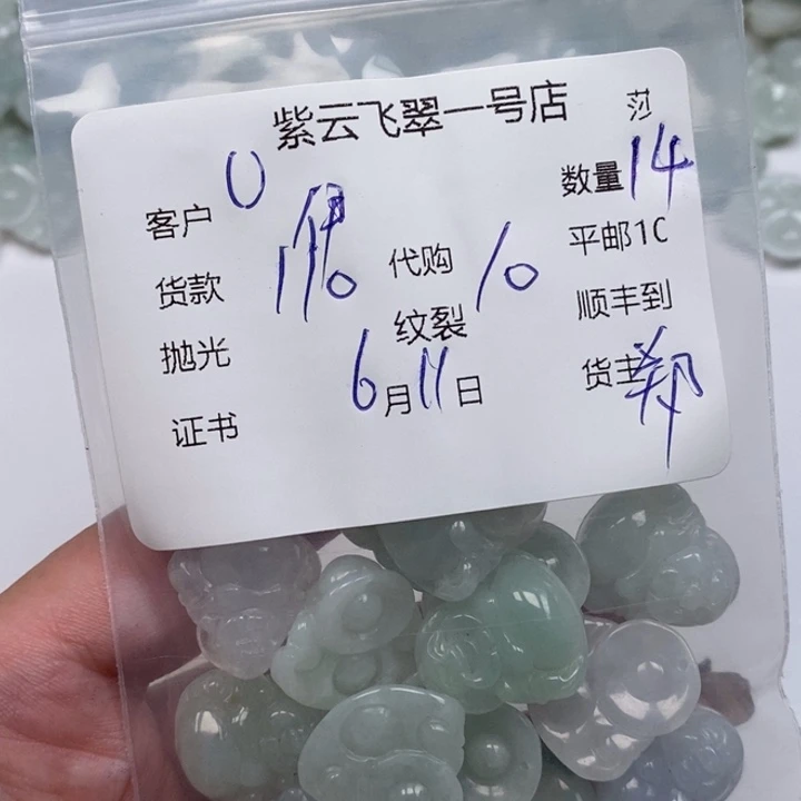 翡翠未镶嵌颈饰伊**兮天然翡翠