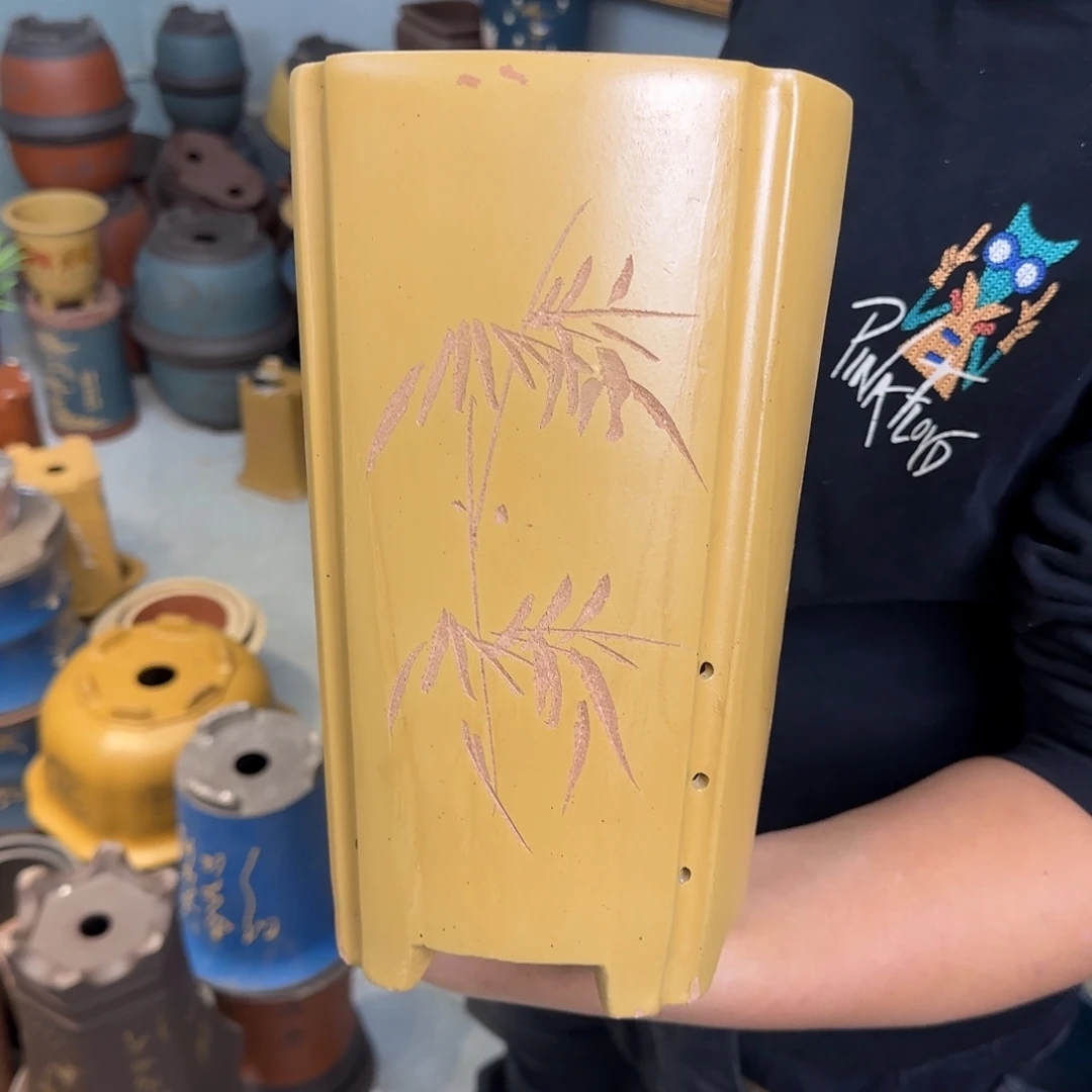 紫砂花盆口径15.25口径