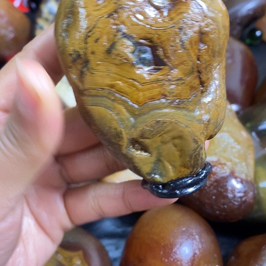 玛瑙/玉髓未镶嵌手把件