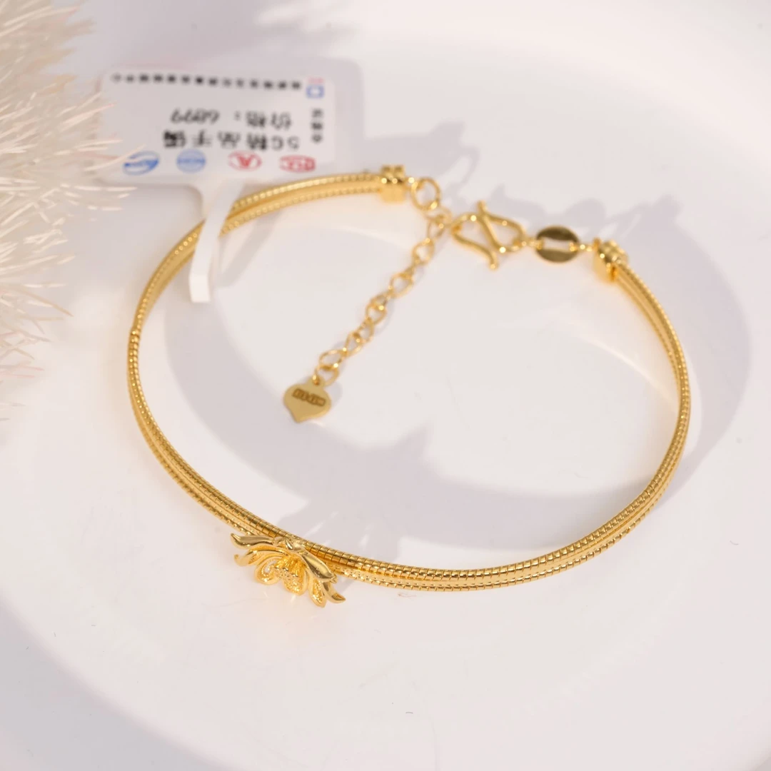 【雅婷专属】足金999精品5G手镯 10.03 GP211