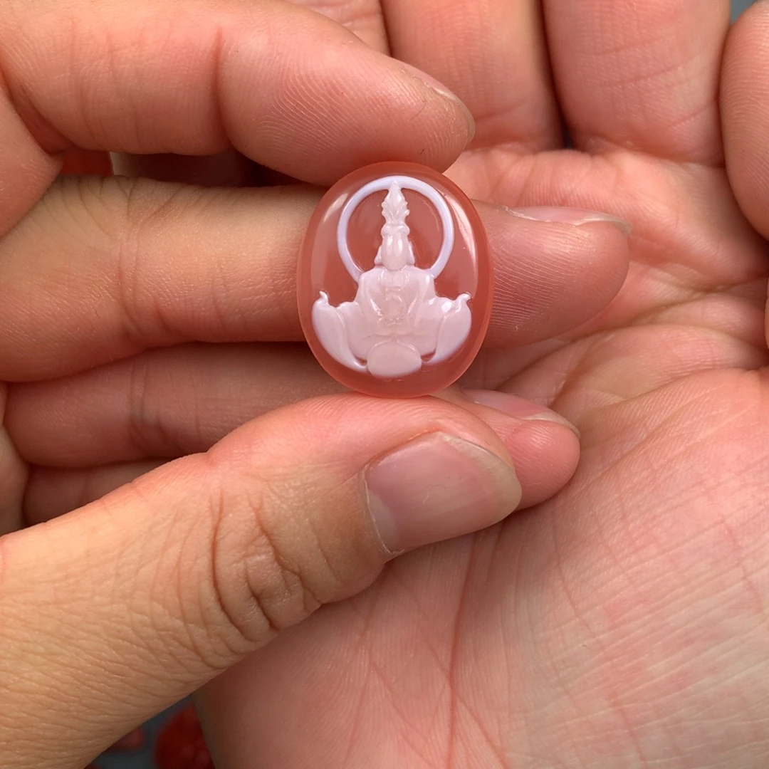 南红玛瑙未镶嵌颈饰