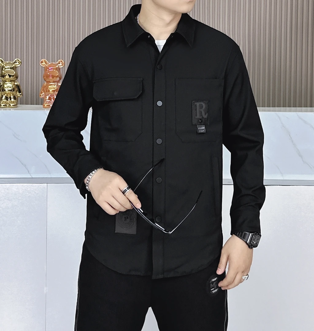 58113春款男装夹克衬衫