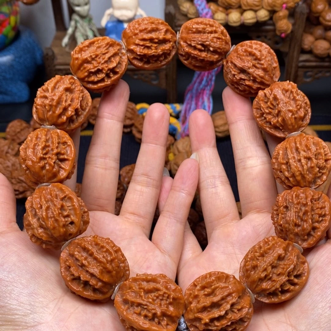 桃核手串刺龙手持