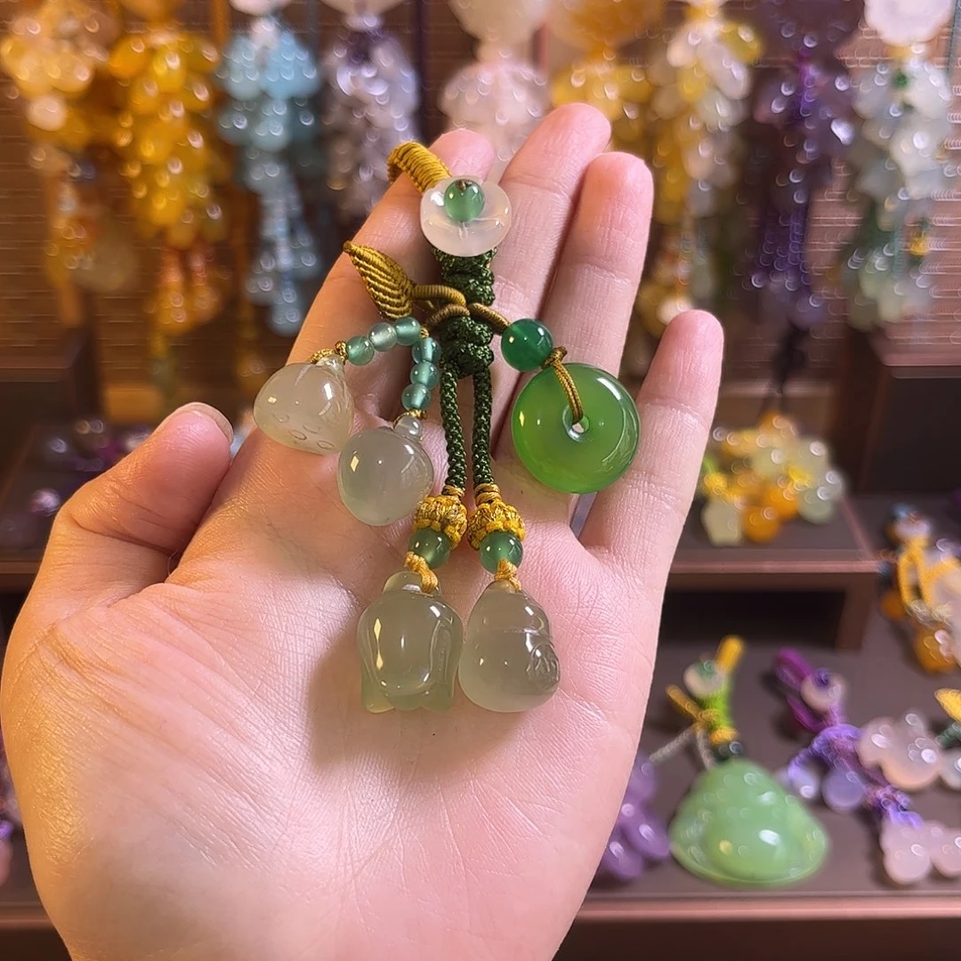 玛瑙/玉髓未镶嵌车挂