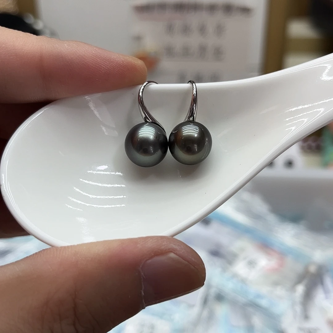 耳饰海水珍珠银S925镶嵌