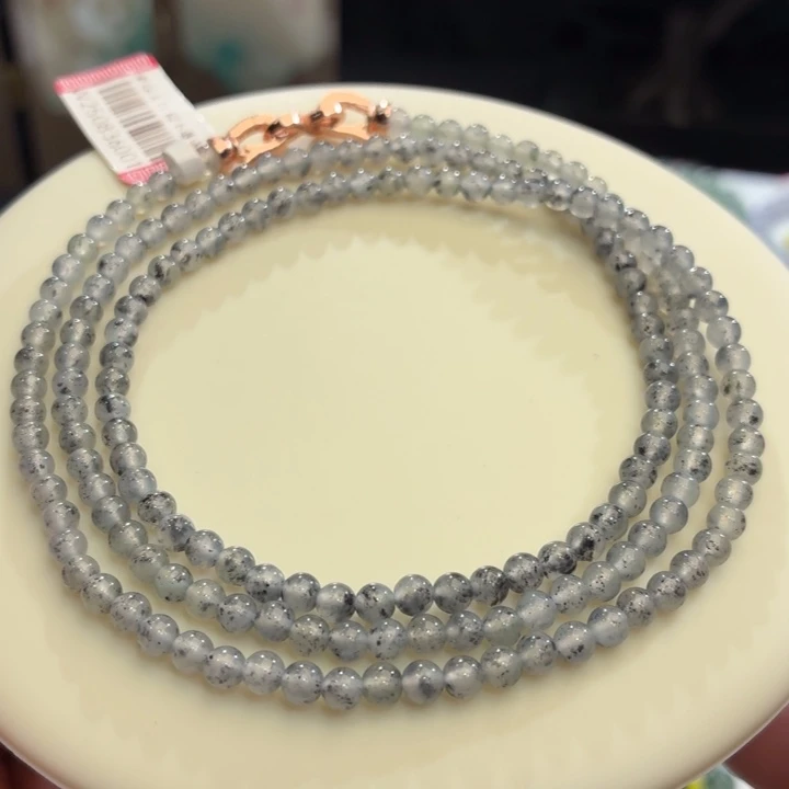 翡翠未镶嵌手链冰胶水墨丹青卡4