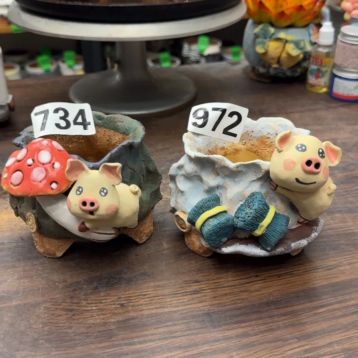 【闪购商品】陶瓷可**渴粗陶手捏