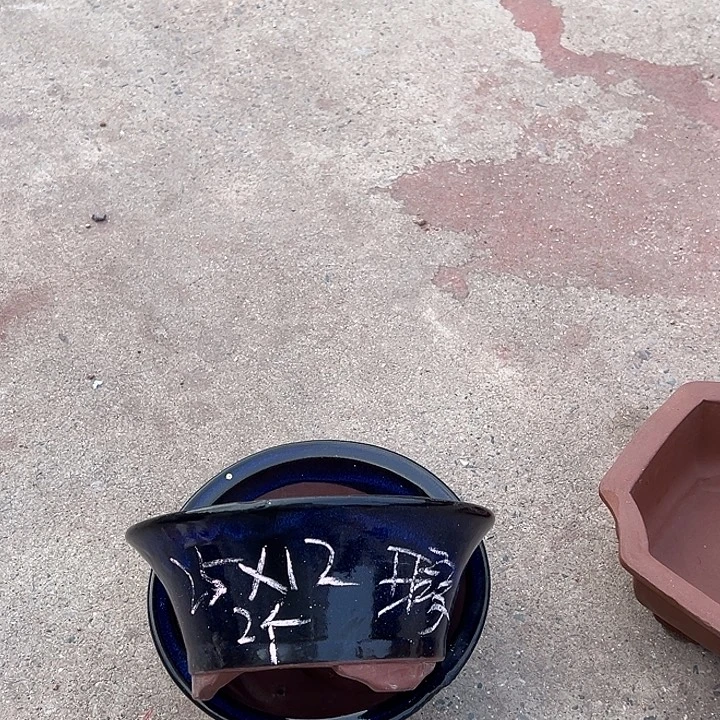 紫砂花盆，透气花盆