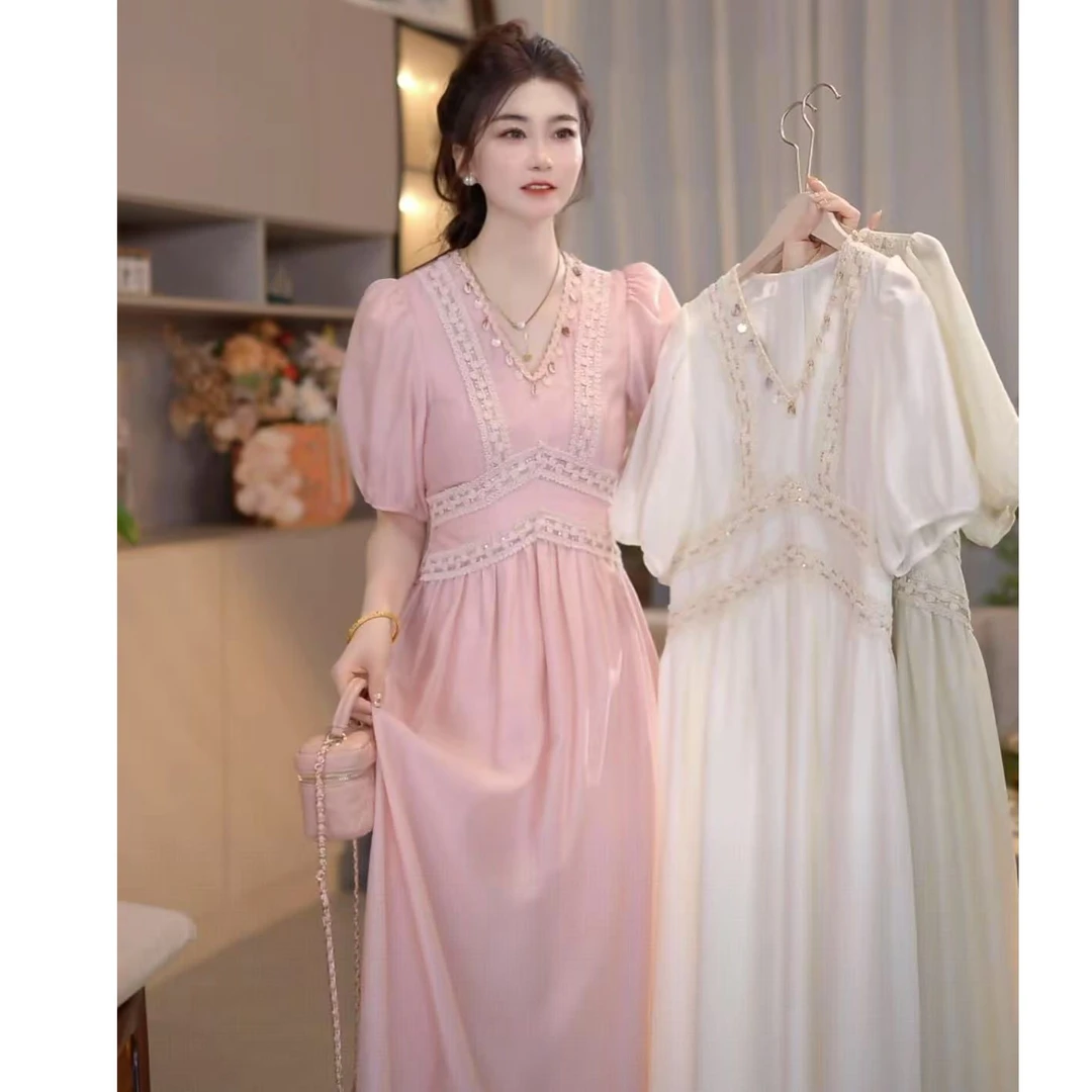『典雅公主M』时尚气质百搭时尚连衣裙58182